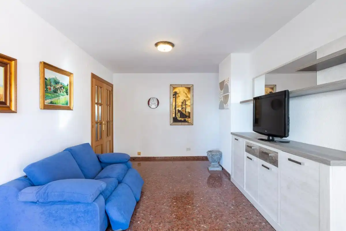 Sala de estar de Piso en venta en La Pobla de Farnals con Calefacción, Jardín privado y Terraza