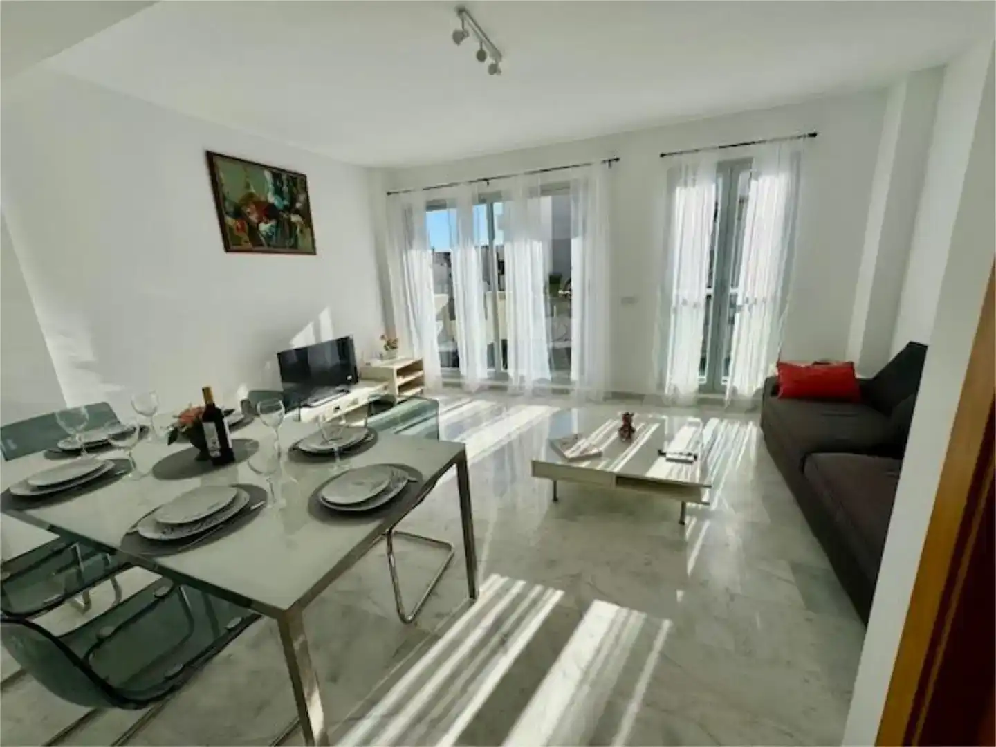 Vista exterior de Dúplex en venta en Mijas con Aire acondicionado, Piscina y Balcón