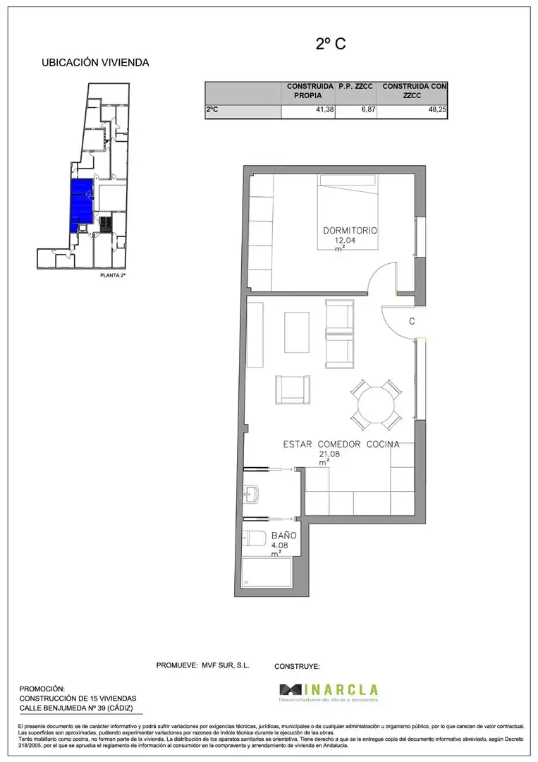 Appartement avec piscine à vendre à Alameda - Mentidero - Teatro Falla, imagen 14