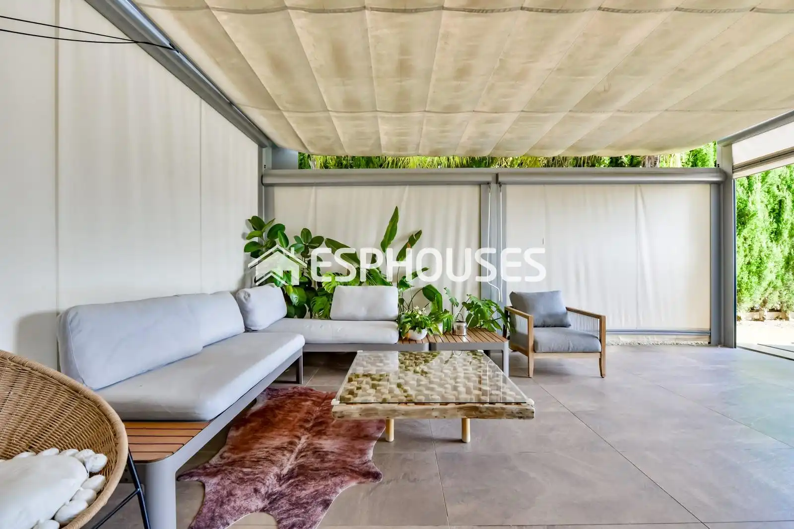 Terraza de Casa o chalet en venta en Finestrat con Aire acondicionado, Calefacción y Piscina