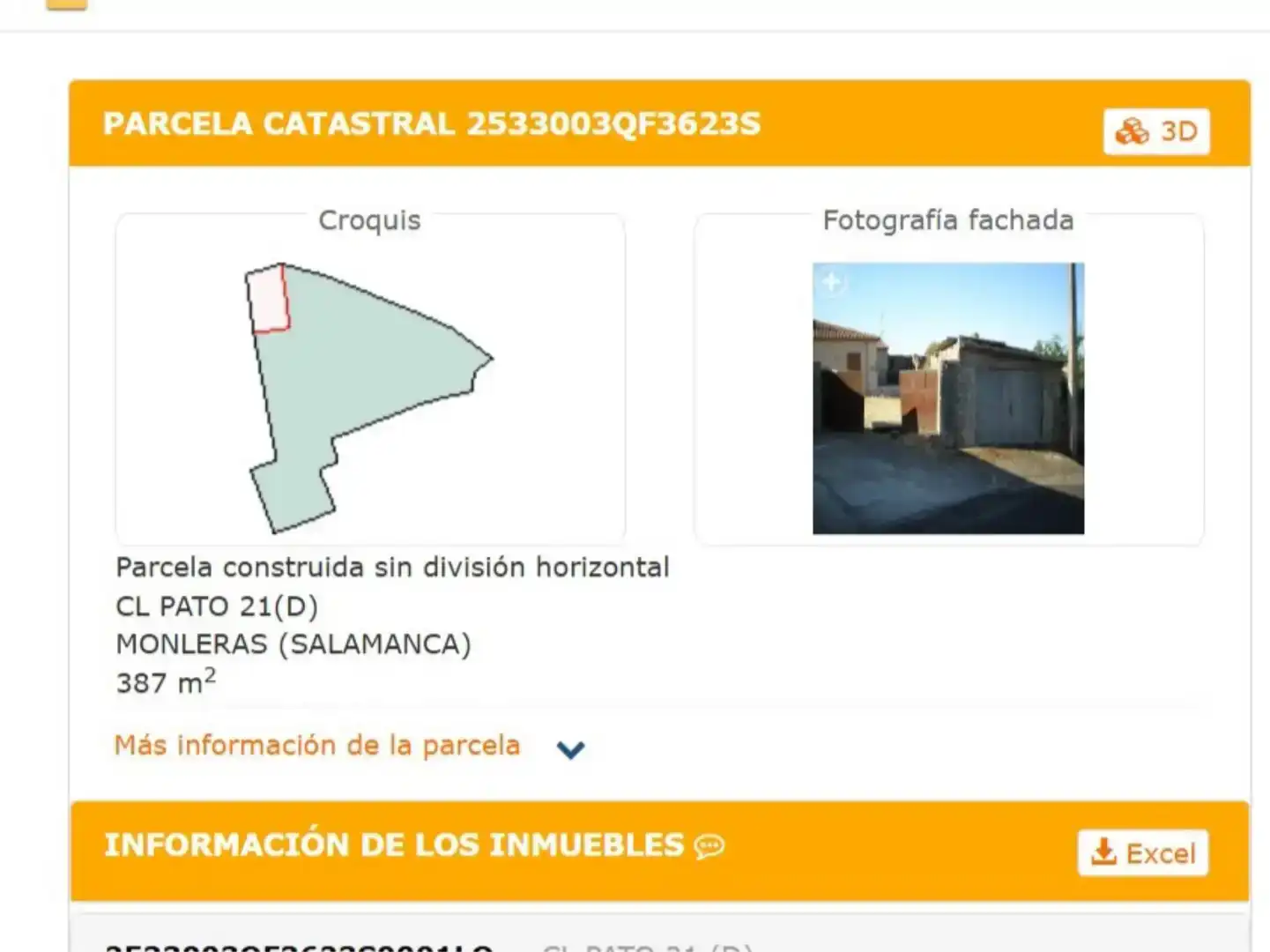 Vista exterior de Terreno en venta en Monleras