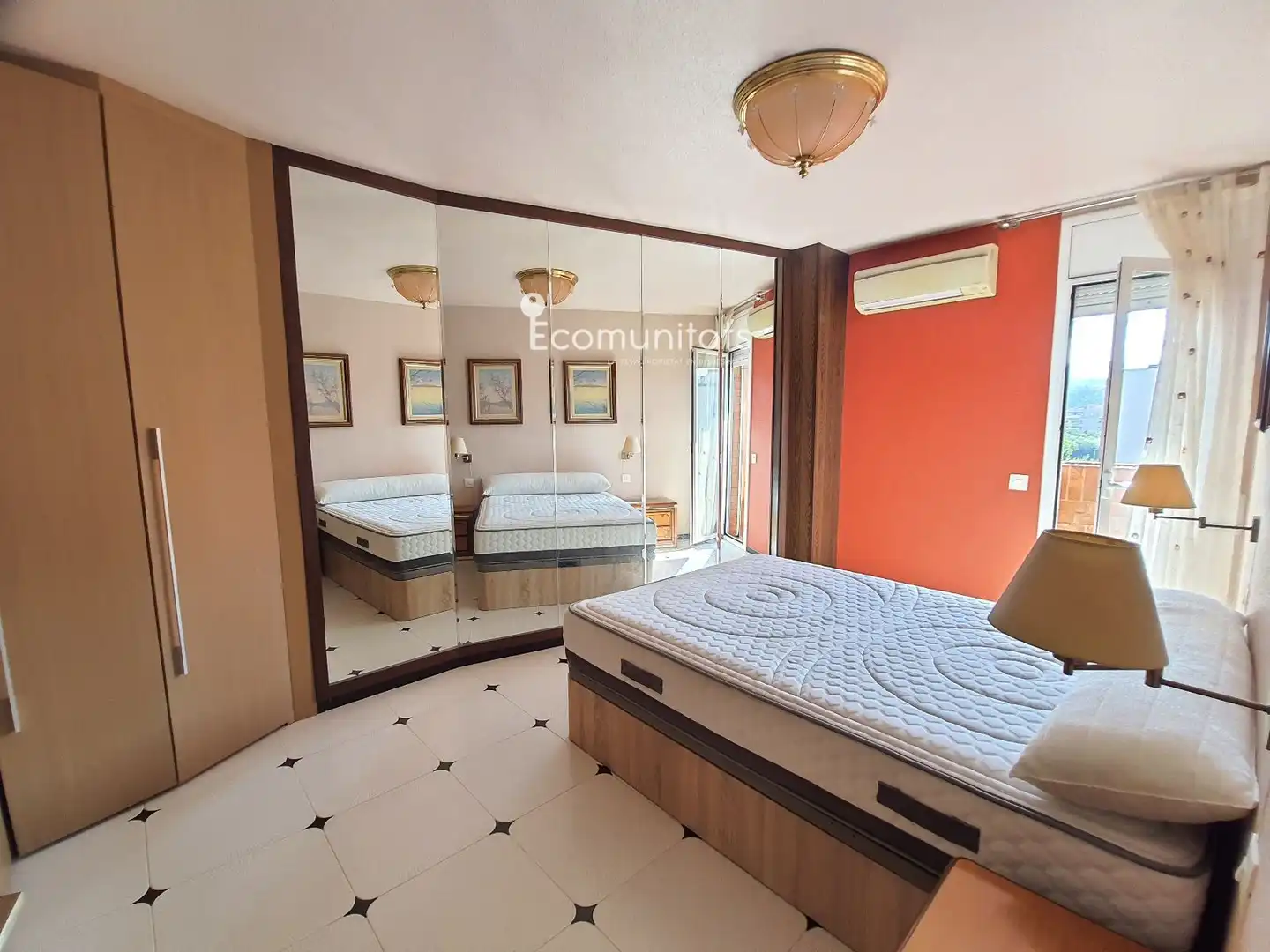 Schlafzimmer von Wohnung zur Miete in Tortosa mit Klimaanlage und Terrasse