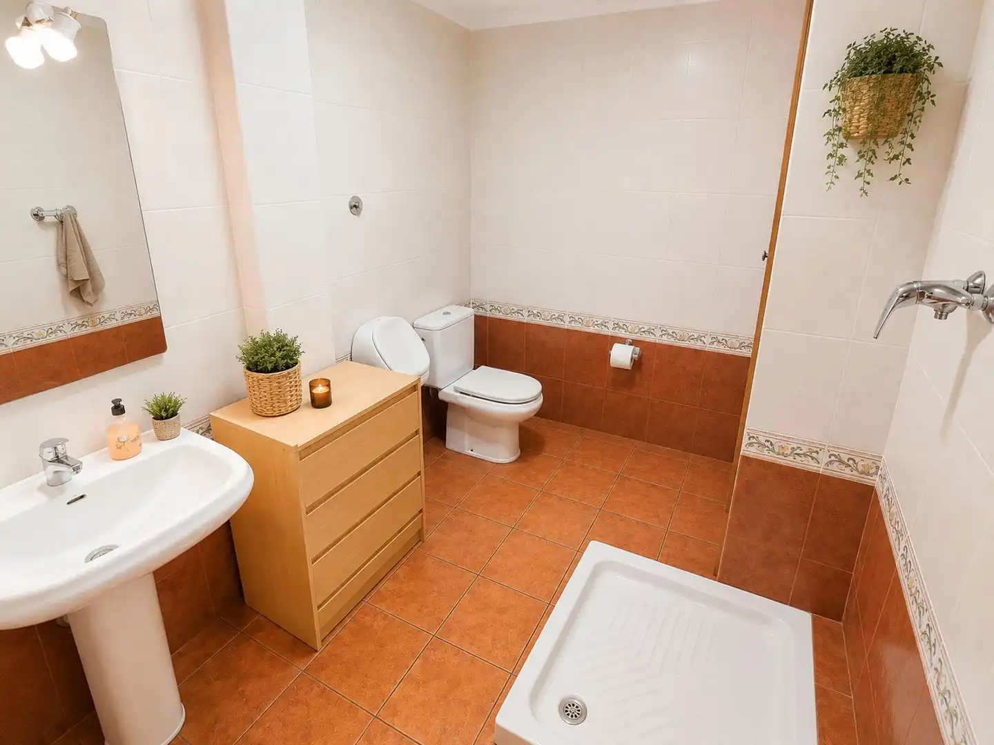 Baño de Casa o chalet en venta en La Pobla Llarga con Aire acondicionado y Trastero