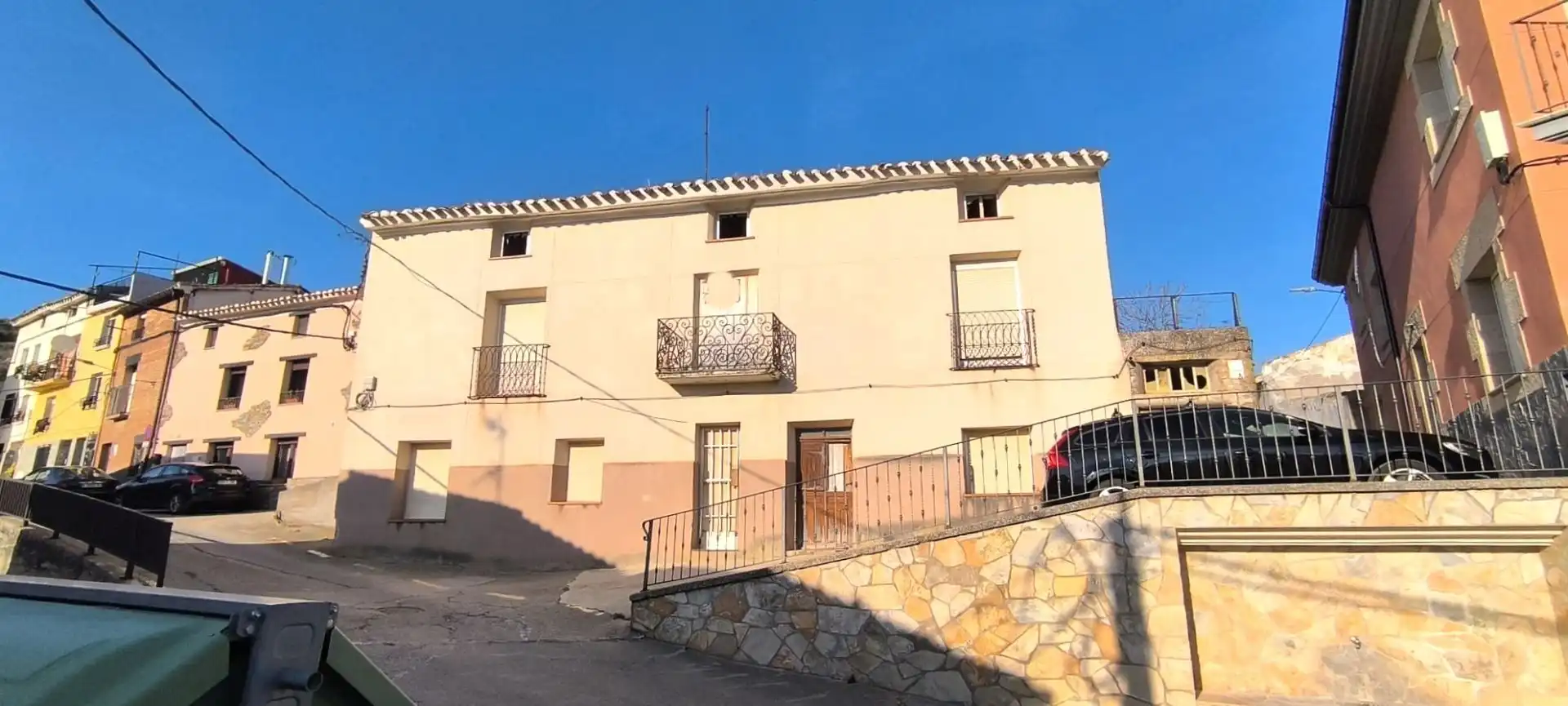 Exterior view of Houses for sale in Ausejo  with Private garden and Terrace