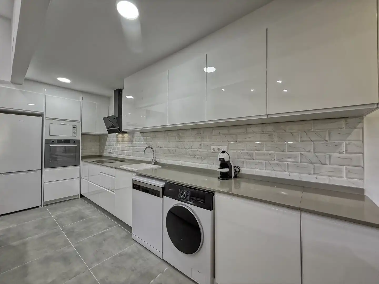 Cocina de Dúplex en venta en Alcalá de la Selva con Calefacción y Terraza