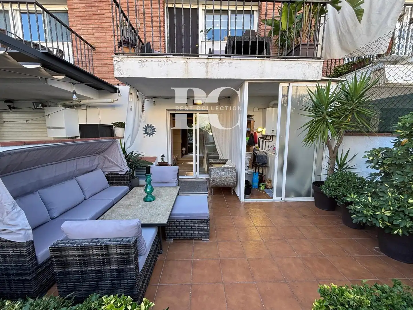 Terraza de Casa adosada en venta en Lloret de Mar con Aire acondicionado, Calefacción y Jardín privado