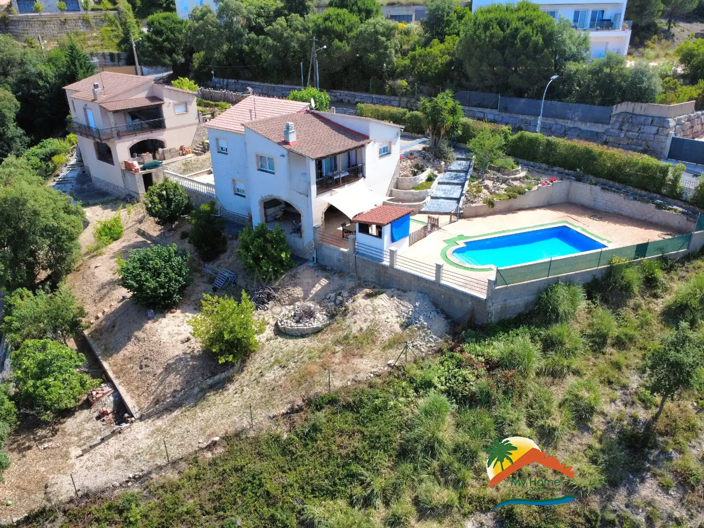 Vista exterior de Casa o xalet en venda en Vidreres amb Calefacció, Jardí privat i Terrassa