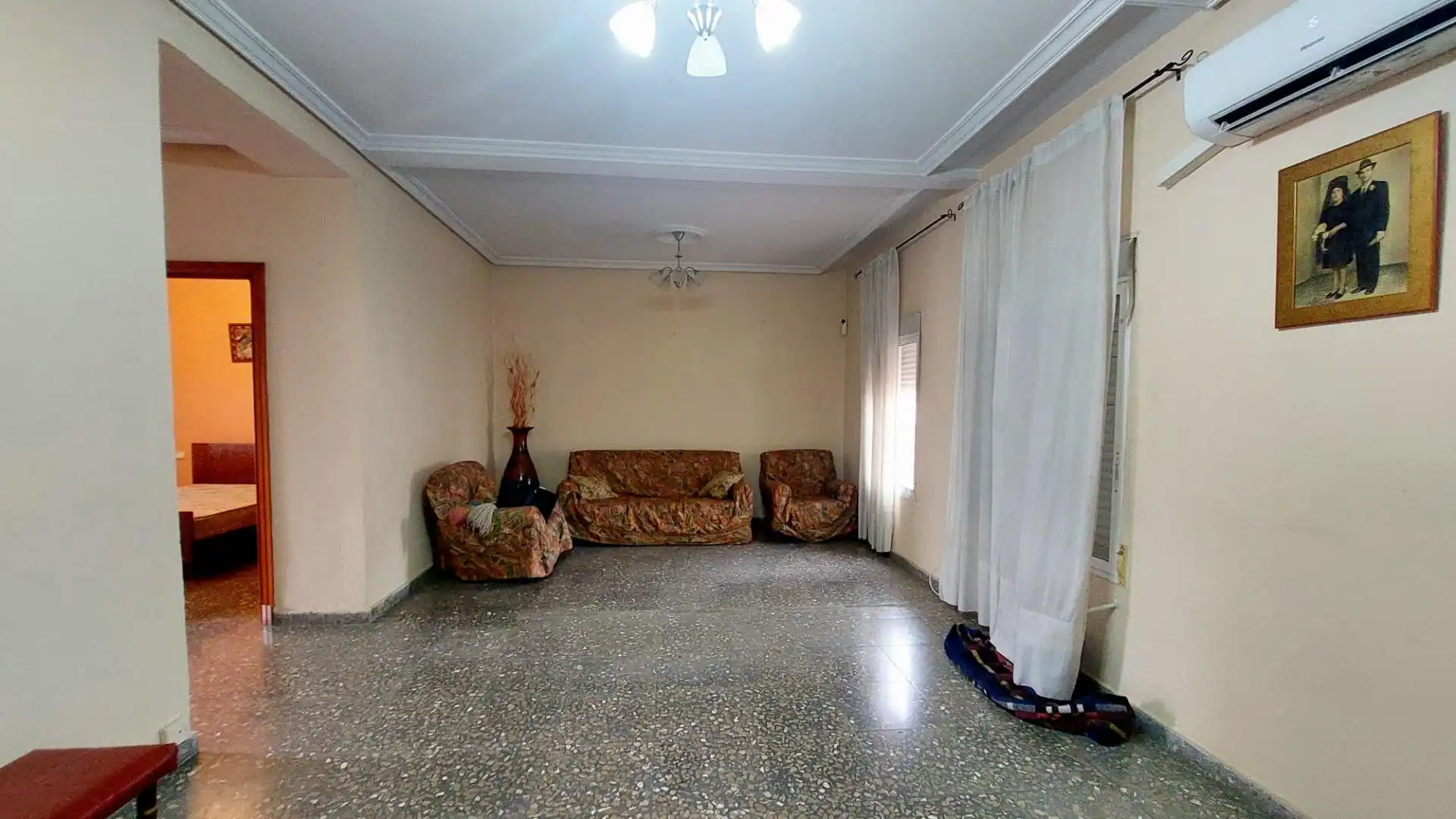 Sala de estar de Casa o chalet en venta en Alcantarilla con Aire acondicionado, Balcón y Alarma