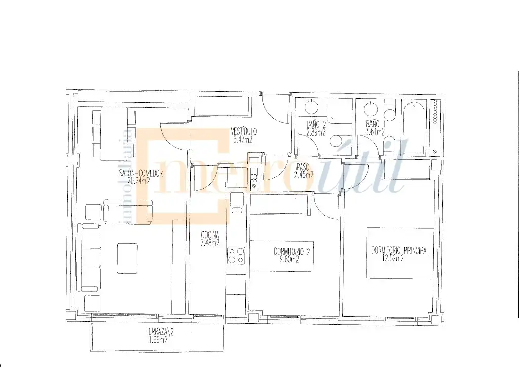 Flat for rent in Calle Juan Maluquer, La Platina- Hospital - Campus