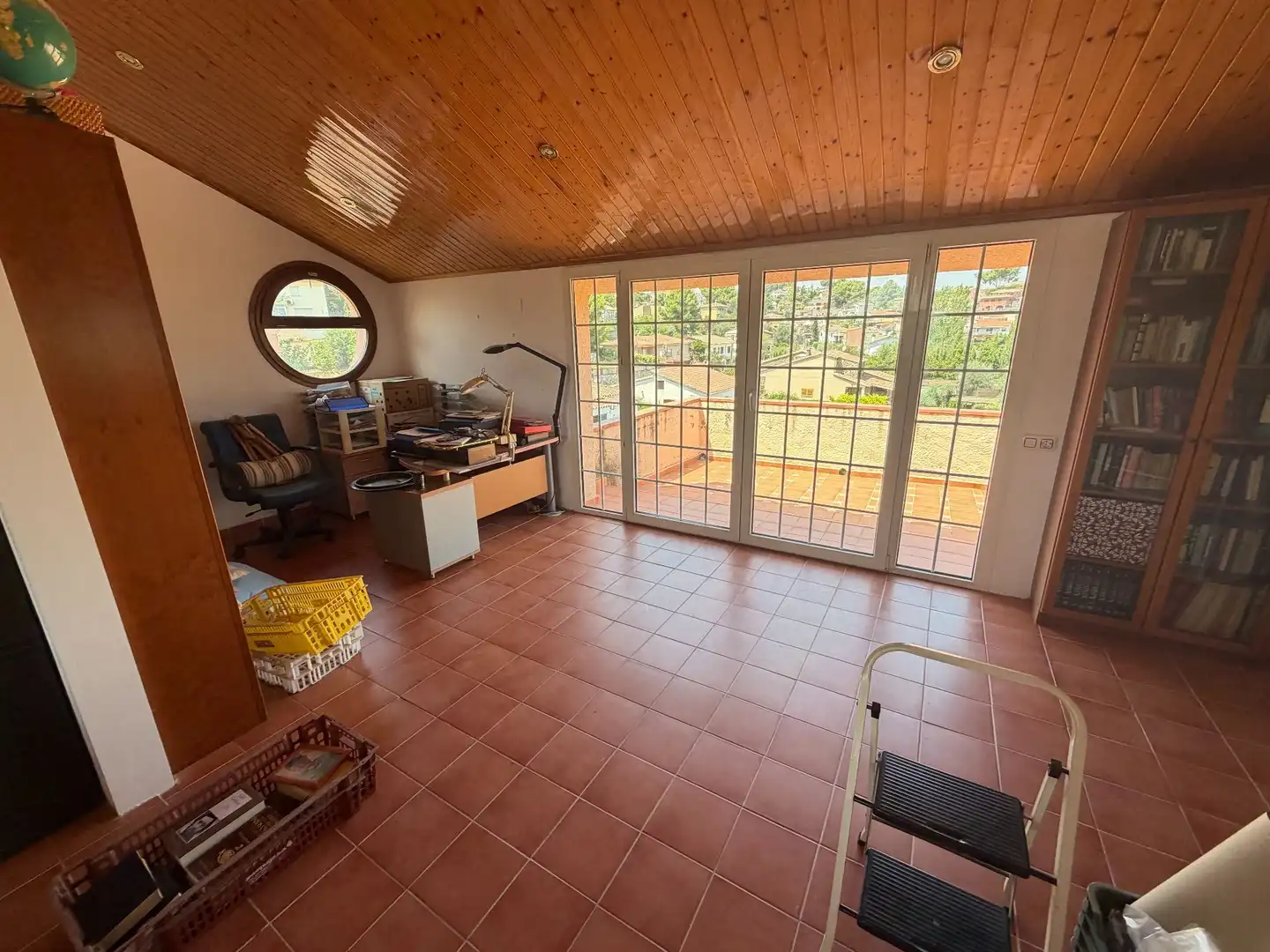 Sala d'estar de Casa o xalet en venda en Esparreguera amb Aire condicionat, Calefacció i Jardí privat