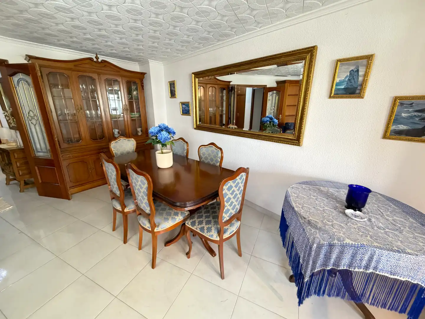 Comedor de Piso de alquiler en Alicante / Alacant con Aire acondicionado, Terraza y Amueblado