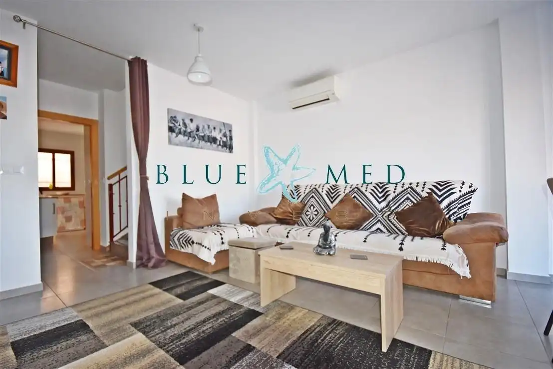 Sala de estar de Casa o chalet en venta en Mazarrón con Aire acondicionado, Calefacción y Terraza