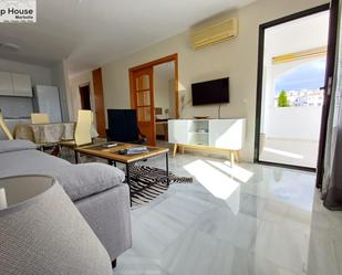 Living room of Apartment to rent in Benalmádena  with Air Conditioner and Terrace