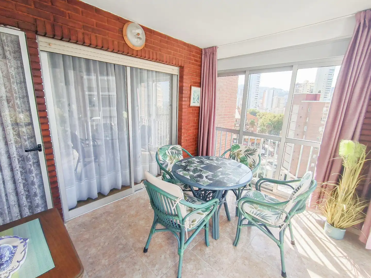 Terrasse von Wohnung zum Verkauf in Benidorm mit Klimaanlage, Parkett und Terrasse