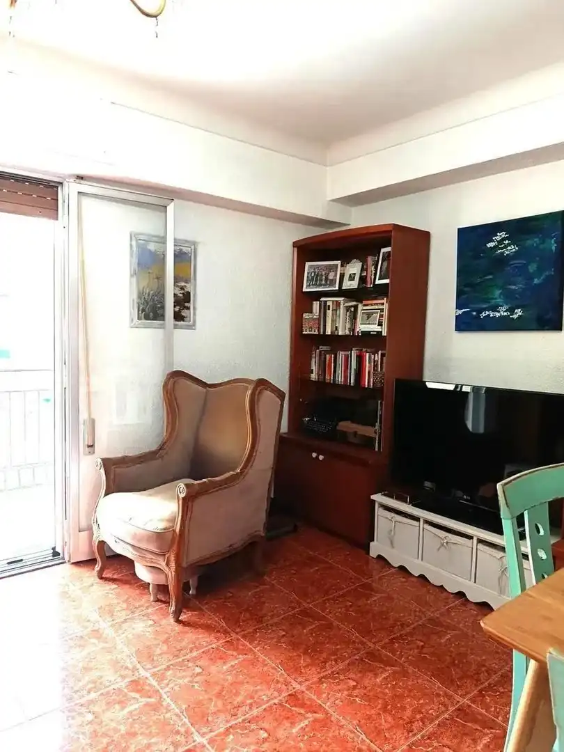 Sala de estar de Piso en venta en Valencia con Amueblado y Balcón