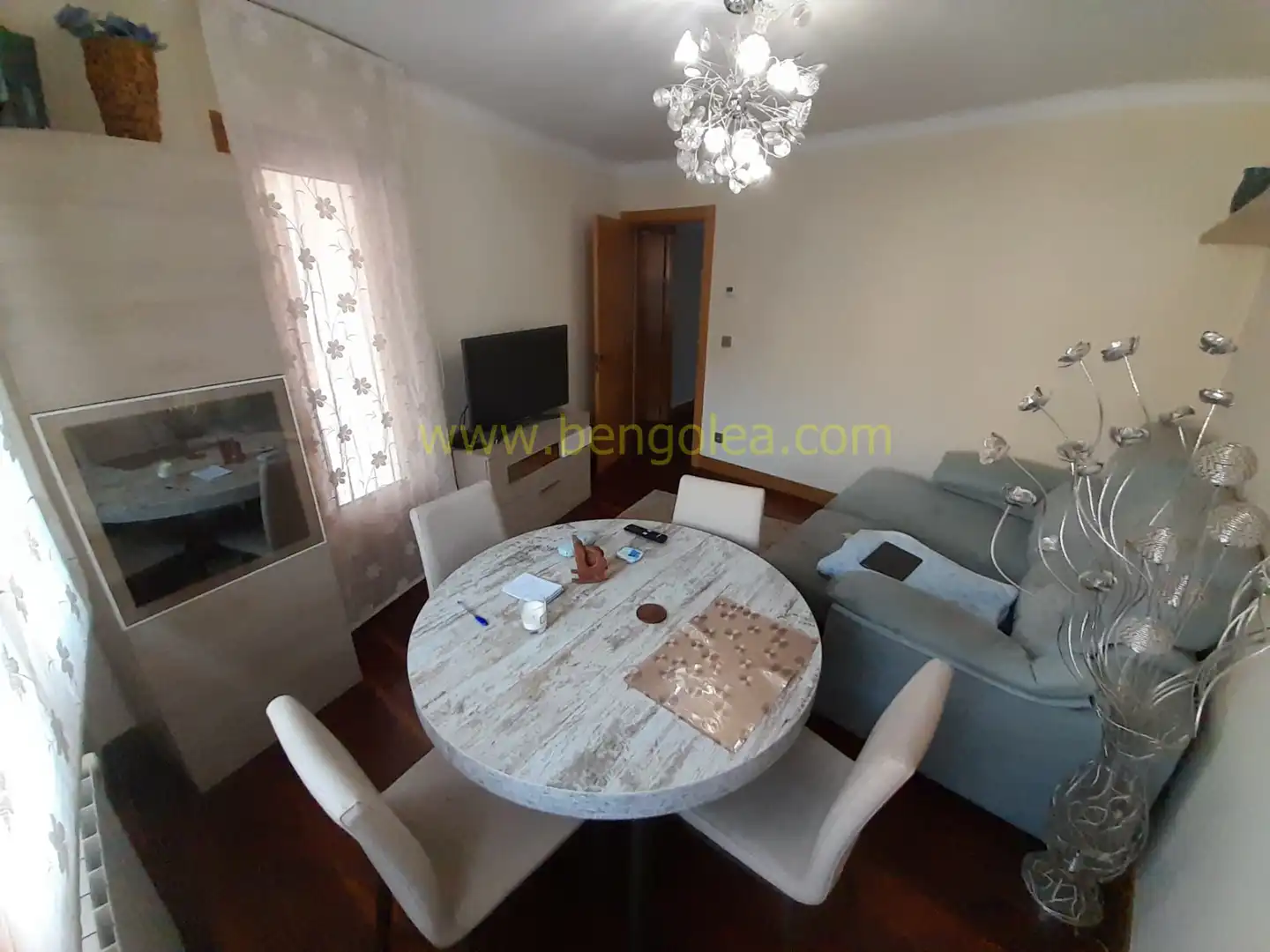 Wohnzimmer von Wohnung zum Verkauf in Barakaldo  mit Heizung, Terrasse und Möbliert