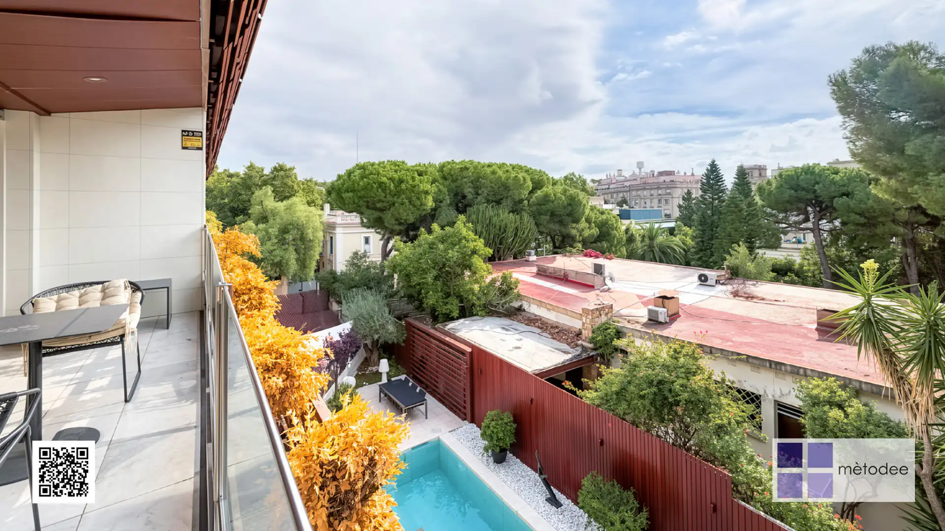 Piscina de Piso en venta en Sarrià - Sant Gervasi