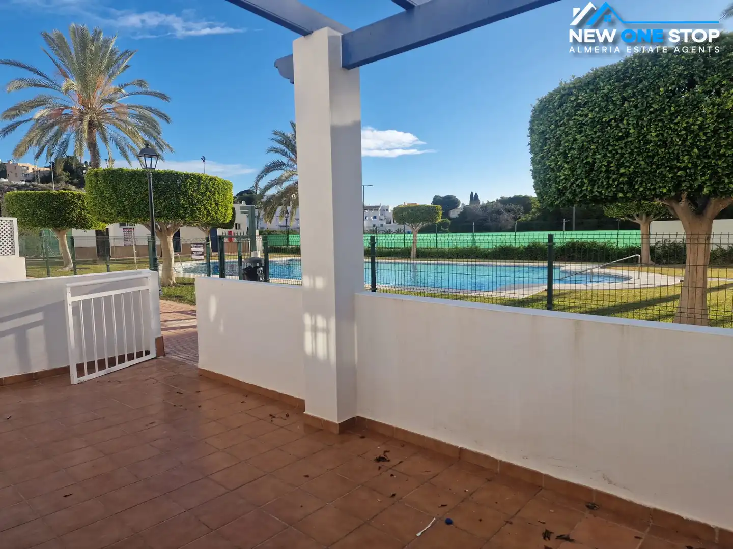 Jardí de Apartament en venda en Mojácar amb Aire condicionat, Terrassa i Moblat
