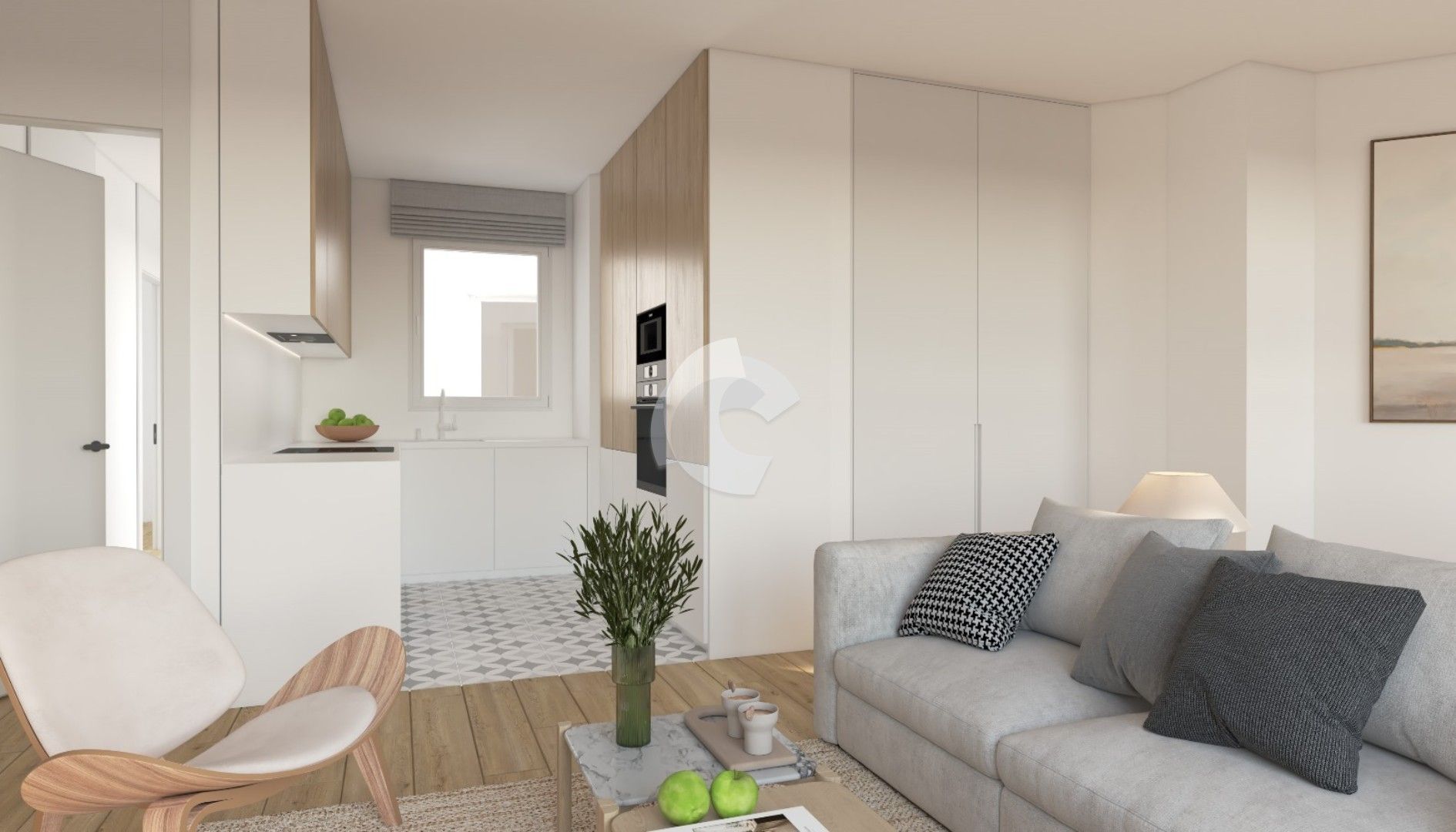 Sala d'estar de Pis en venda en Ourense Capital 