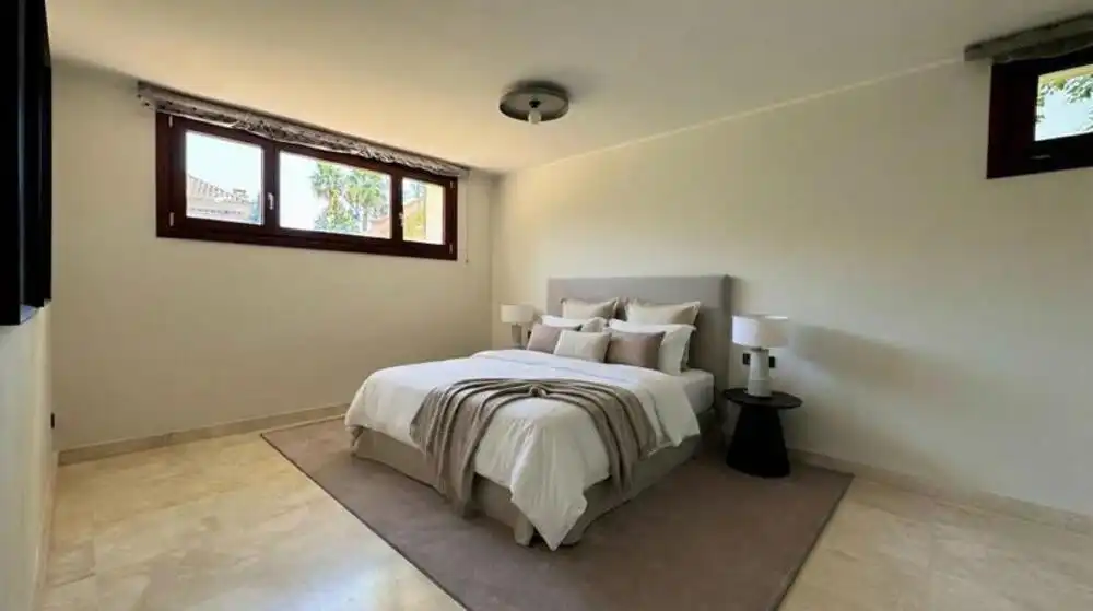 Bedroom of Houses for rent in Marbella  with Air Conditioner, Terrace and Furnished