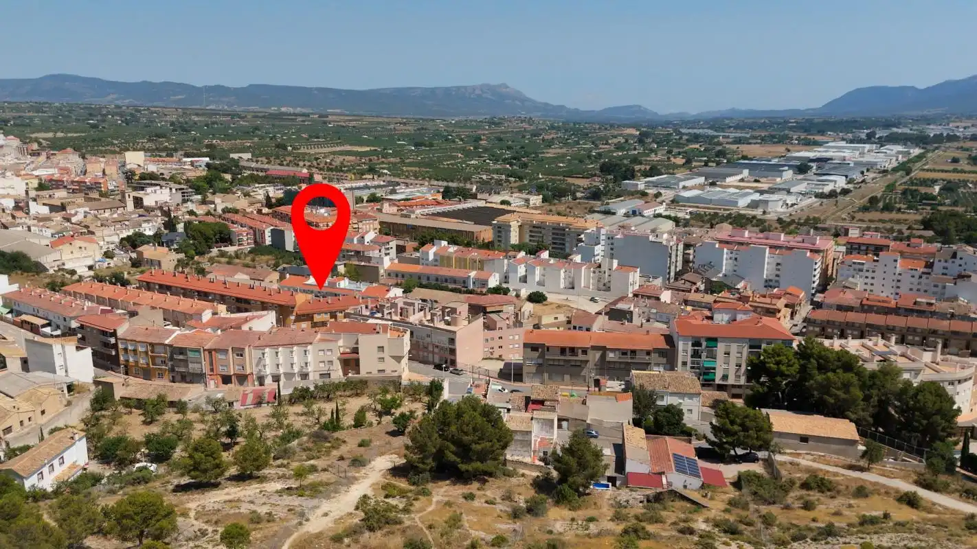 Vista exterior de Piso en venta en Onil con Calefacción, Terraza y Trastero