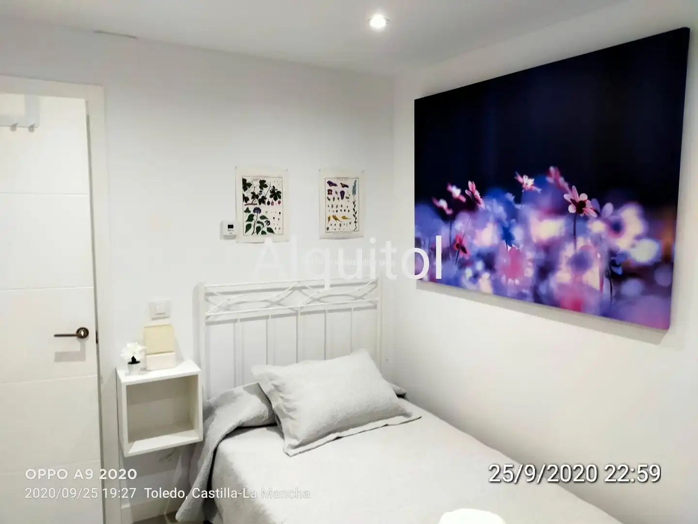 Bedroom of Flat for rent in Toledo  with Air Conditioner, Heating and Terrace