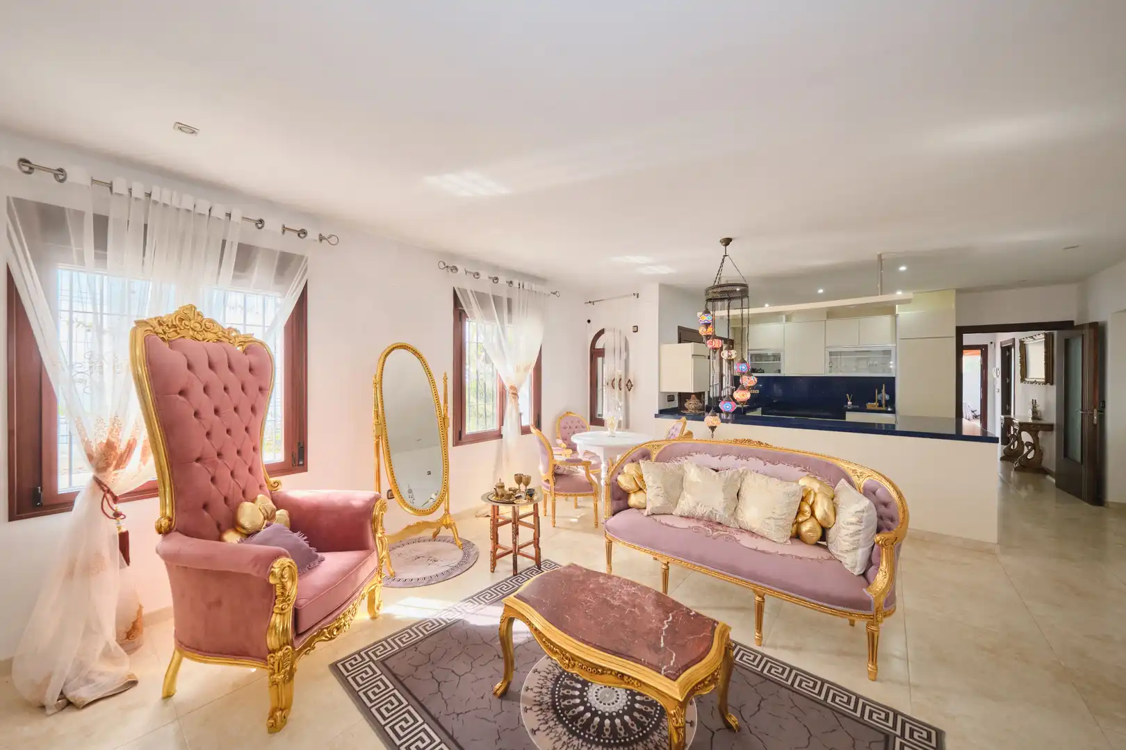 Living room of Houses for sale in Almuñécar  with Air Conditioner, Terrace and Swimming Pool
