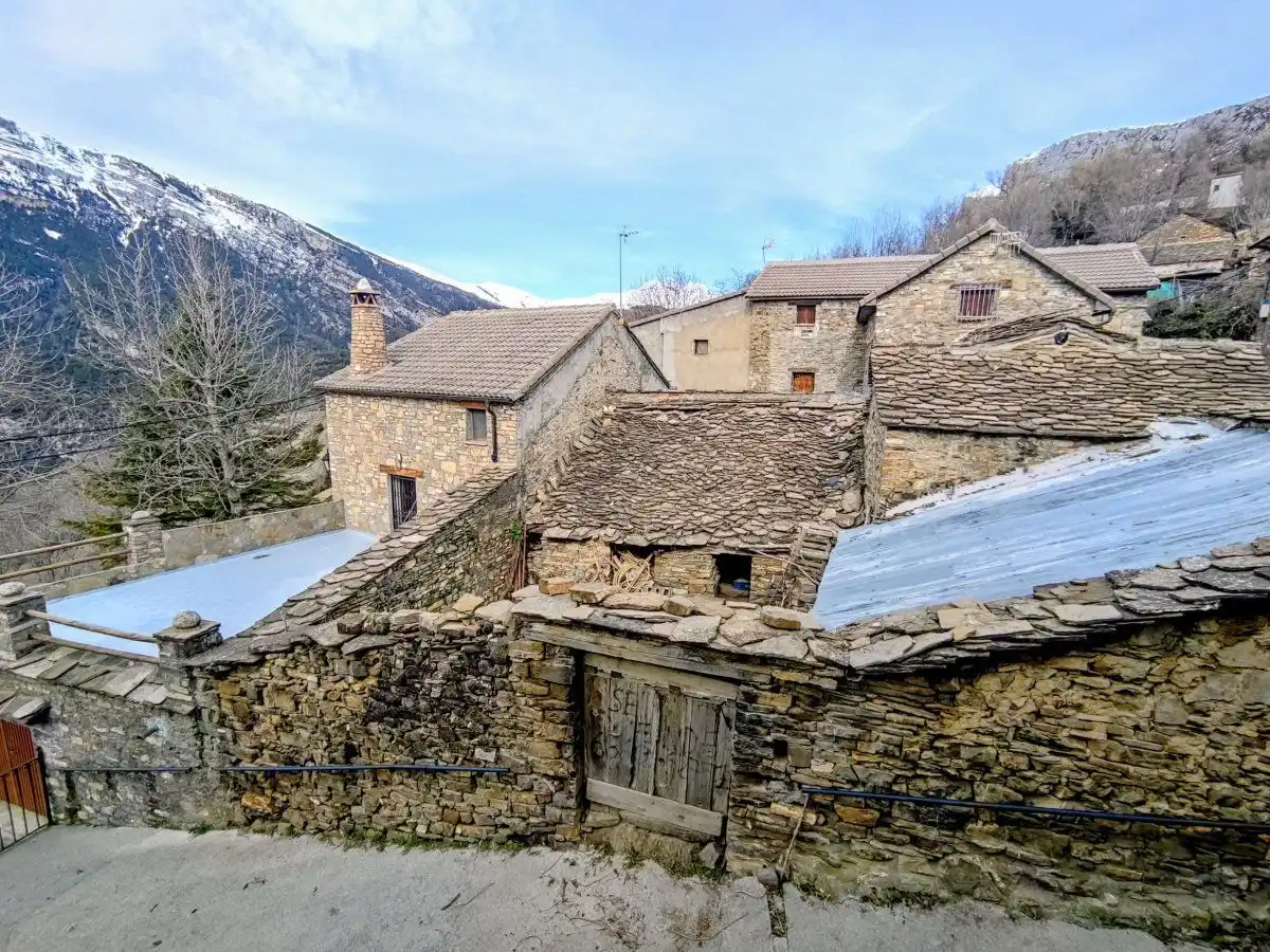 Exterior view of Houses for sale in Puértolas  with Private garden and Terrace