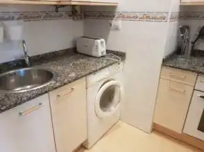 Kitchen of Flat for rent in Gijón   with Heating, Parquet flooring and Furnished