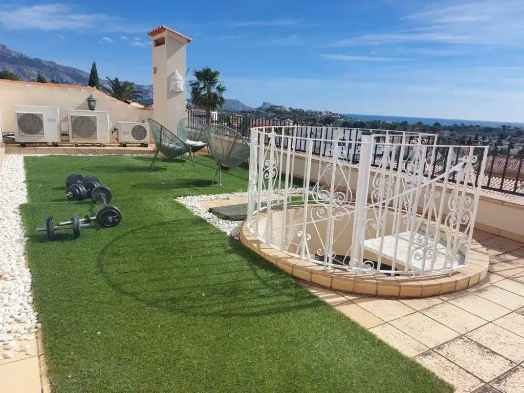 Terrace of Houses for sale in L'Alfàs del Pi  with Air Conditioner, Terrace and Storage room