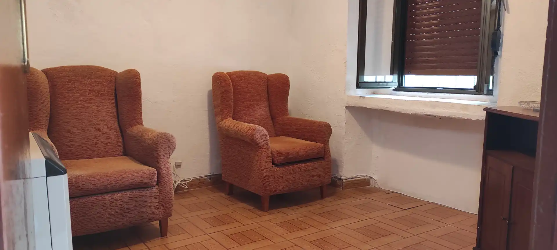 Sala d'estar de Pis en venda en Valle de Trápaga-Trapagaran amb Moblat