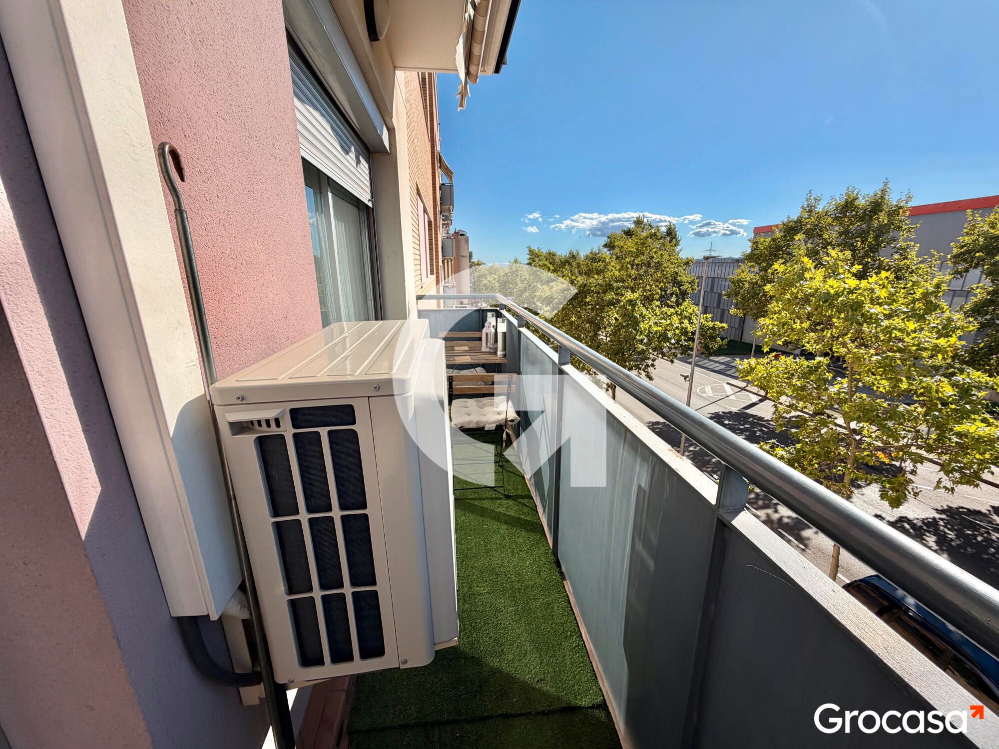 Balcony of Flat for sale in Terrassa  with Air Conditioner, Heating and Oven