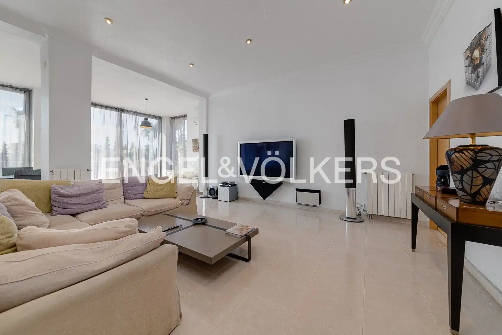 Sala de estar de Finca rústica en venta en Rojales con Aire acondicionado, Calefacción y Jardín privado