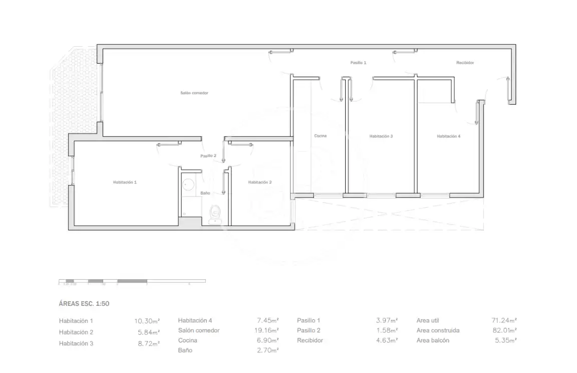 Wohnung mit Terrasse zum Verkauf in Carrer d'Espronceda, imagen 27