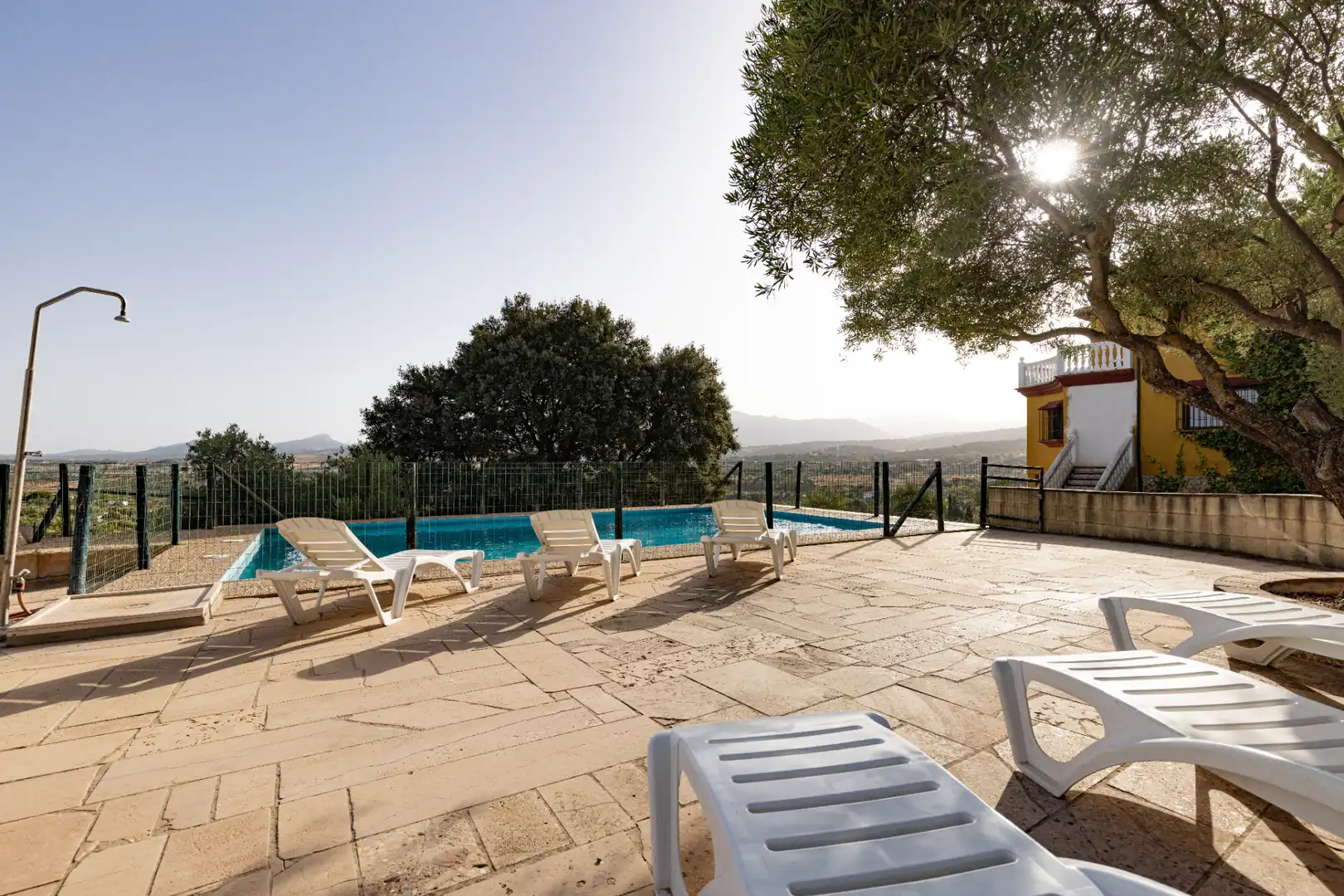 Terrace of Country homes for sale in Ronda  with Private garden, Terrace and Swimming Pool