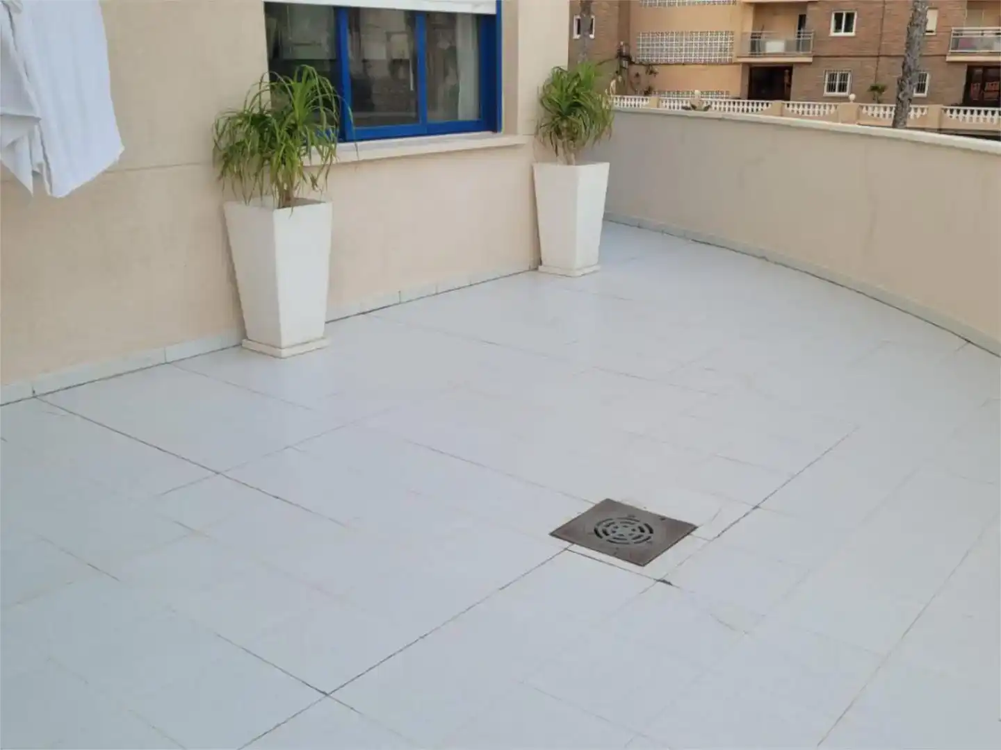 Terrasse von Wohnung zur Miete in Calpe / Calp mit Klimaanlage, Schwimmbad und Möbliert