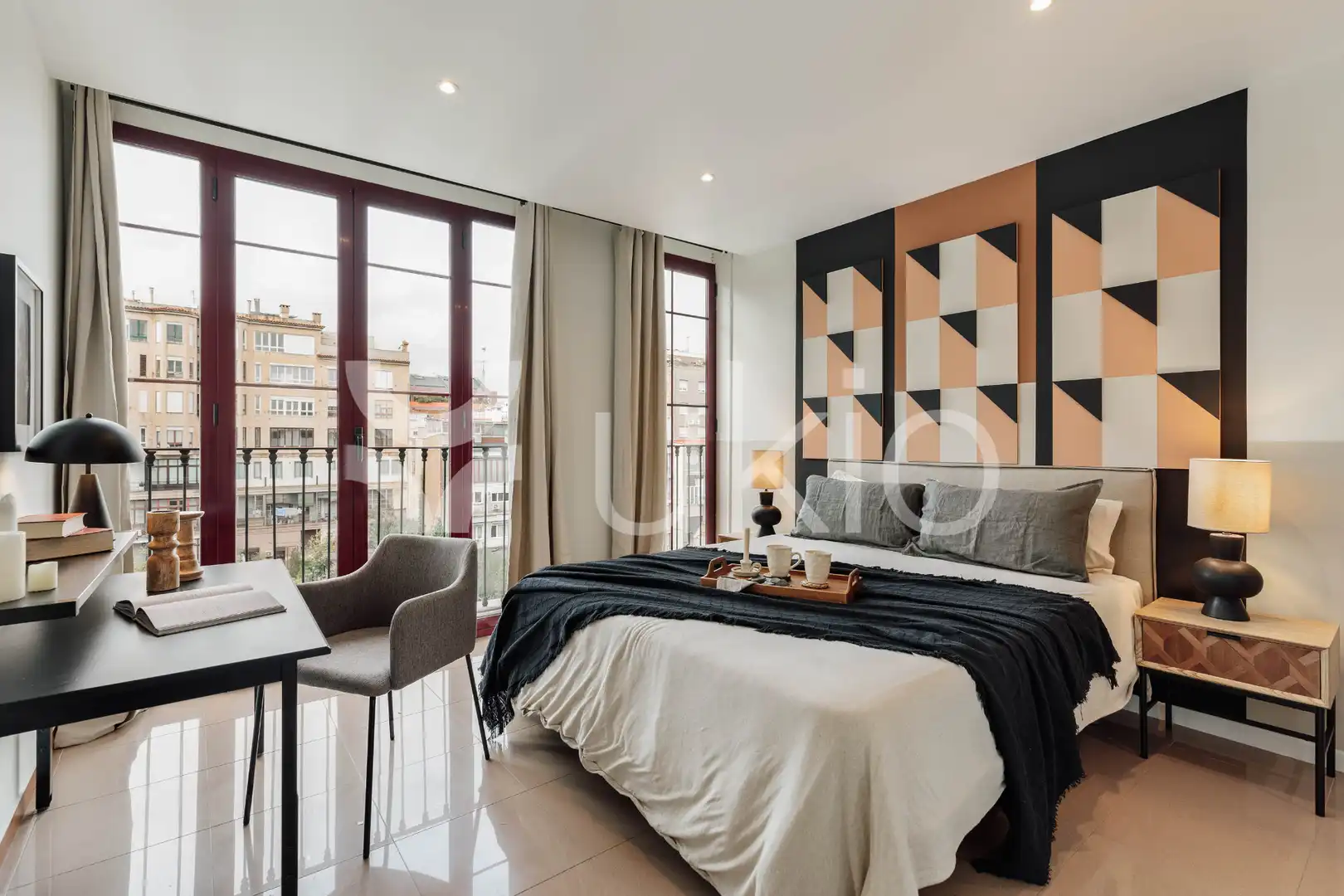 Bedroom of Apartments for rent in Barcelona  with Air Conditioner, Heating and Furnished