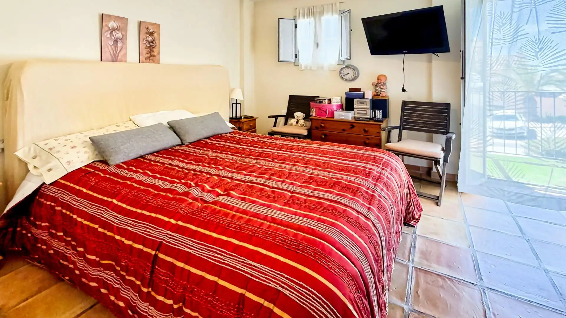 Habitación de Casa adosada en venta en Finestrat con Aire acondicionado, Jardín privado y Terraza