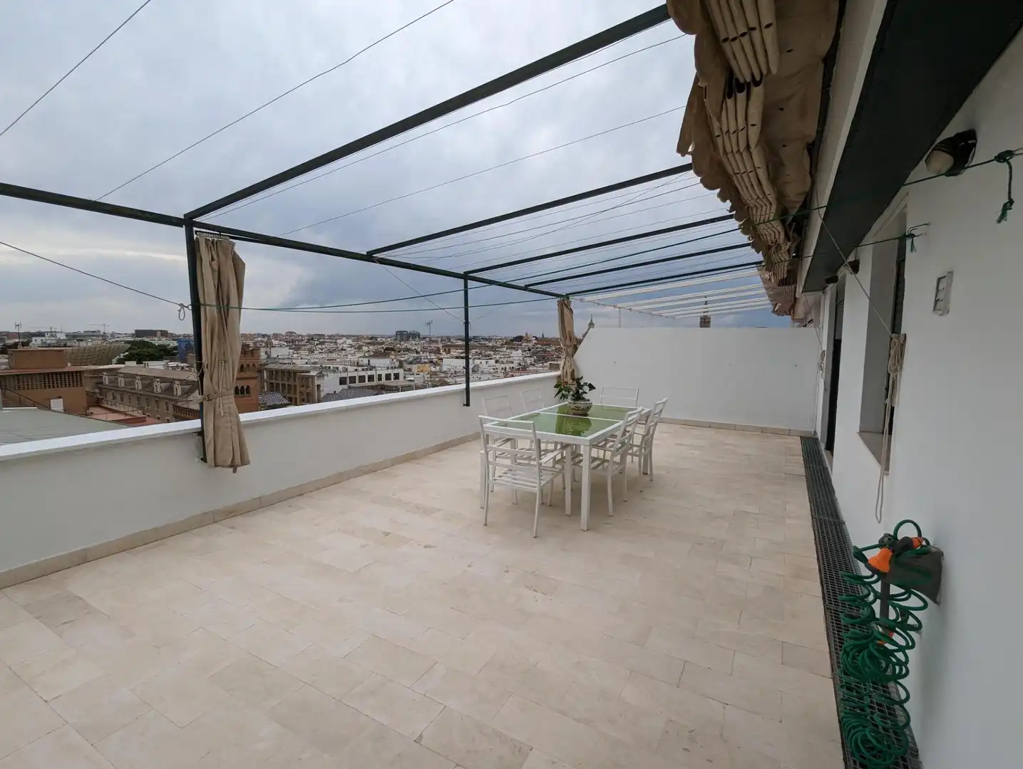 Terrace of Apartments for rent in Sevilla  with Air Conditioner, Terrace and Furnished