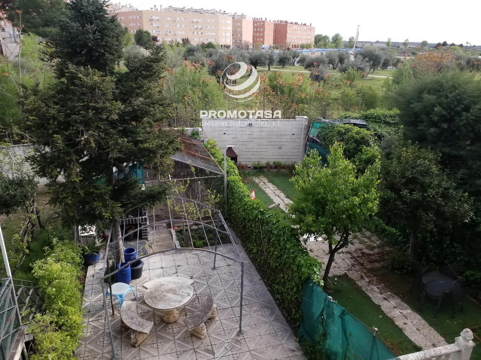 Garden of Single-family semi-detached for sale in Arganda del Rey  with Air Conditioner, Heating and Private garden