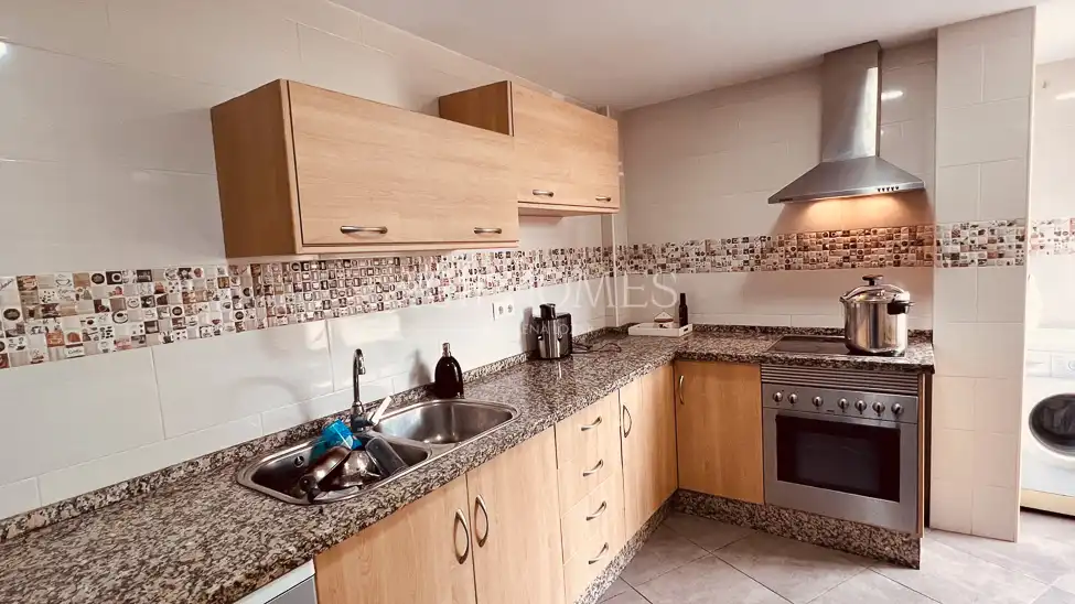 Kitchen of Flat for sale in Málaga  with Air Conditioner, Private garden and Balcony