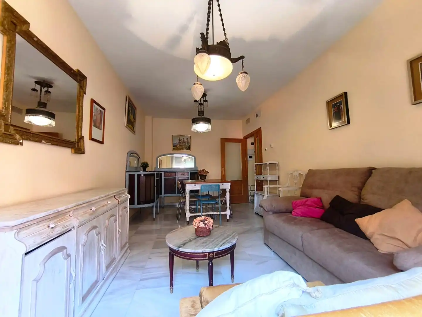 Living room of Apartments for rent in Badajoz  with Air Conditioner, Heating and Furnished