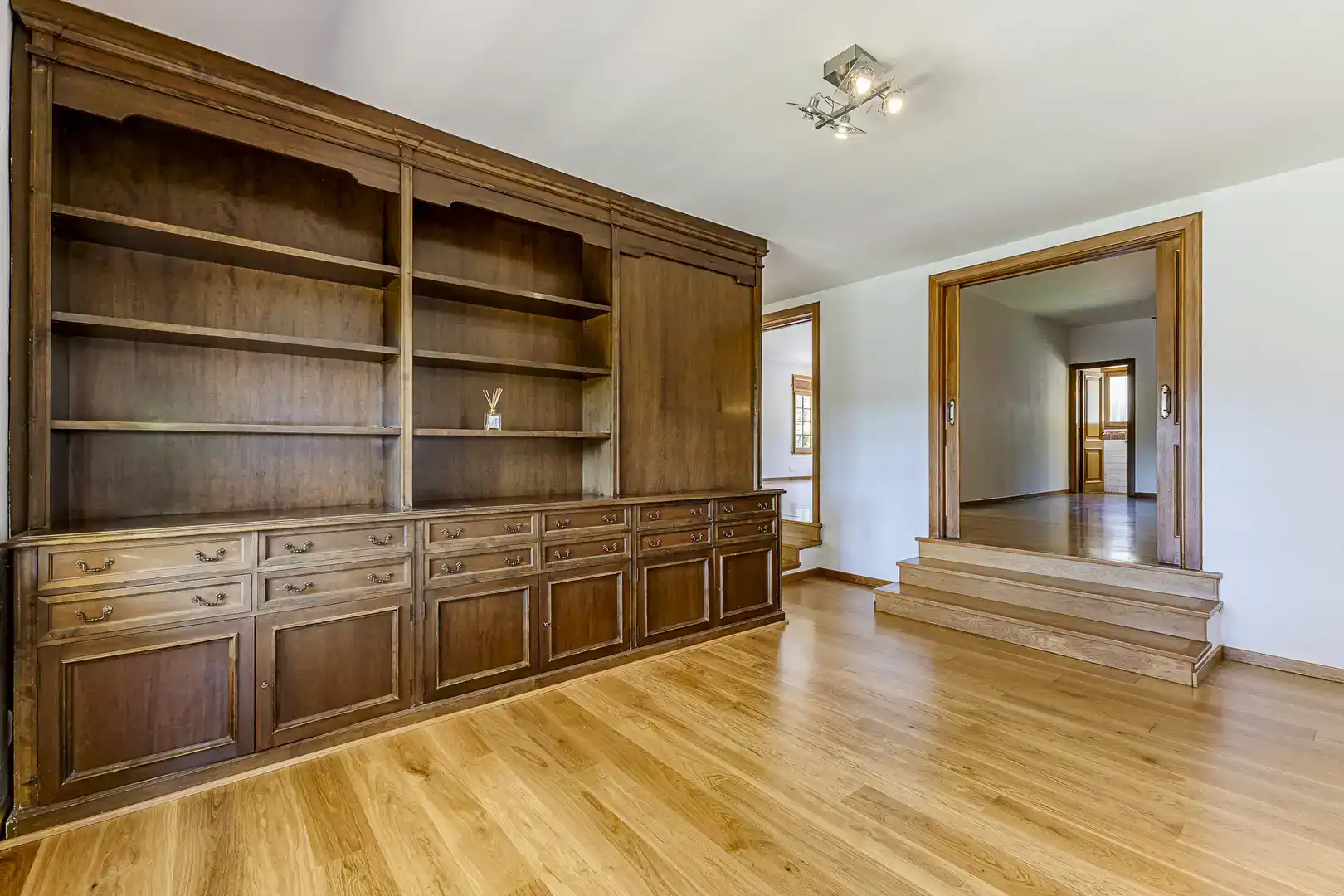 Sala de estar de Casa o chalet de alquiler en Sant Cugat del Vallès con Aire acondicionado, Jardín privado y Parquet