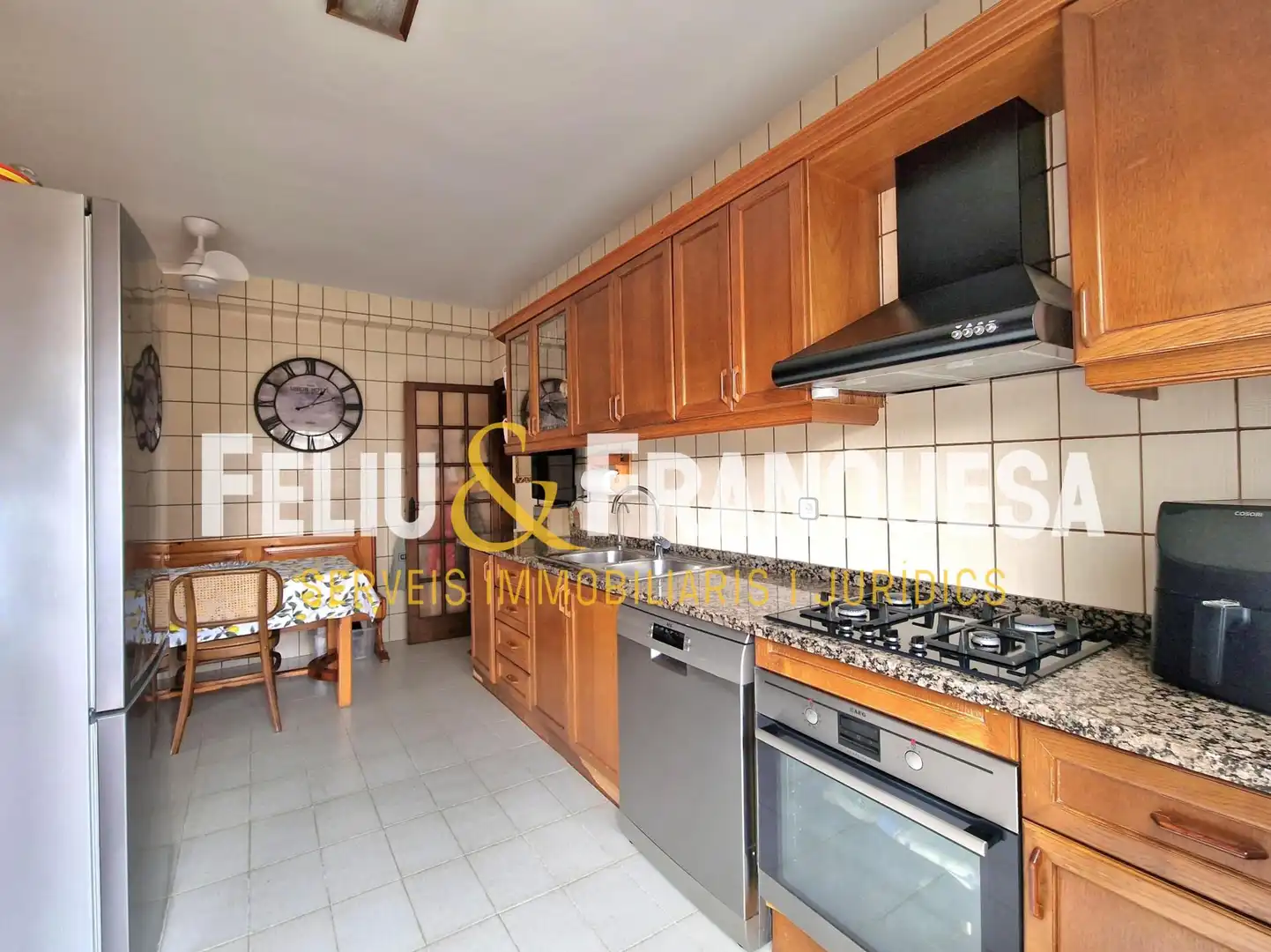 Kitchen of Houses for sale in Sant Cugat del Vallès  with Heating, Private garden and Terrace