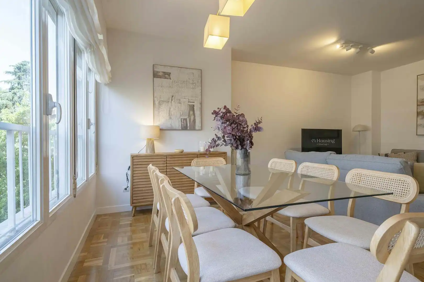 Dining room of Flat for rent in Madrid
