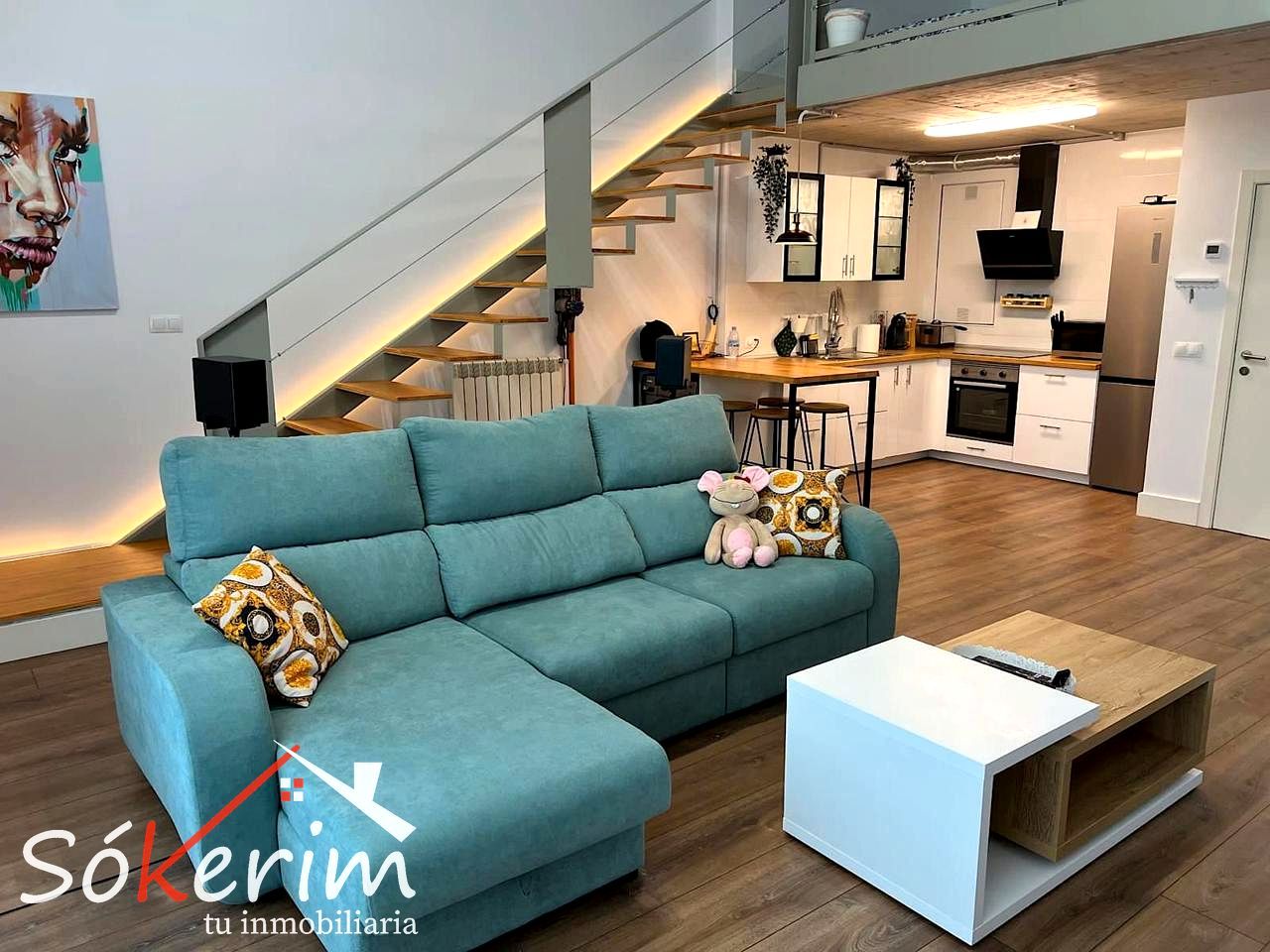 Sala de estar de Loft en venta en Camarma de Esteruelas con Terraza y Amueblado