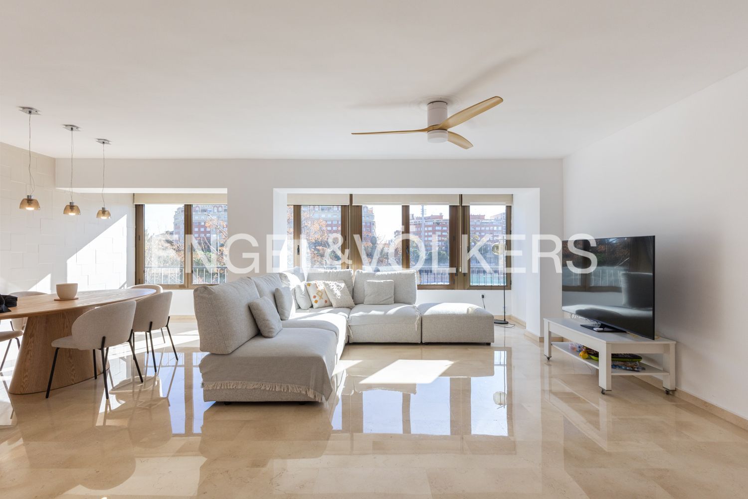 Sala d'estar de Apartament en venda en  Valencia Capital amb Aire condicionat, Calefacció i Terrassa