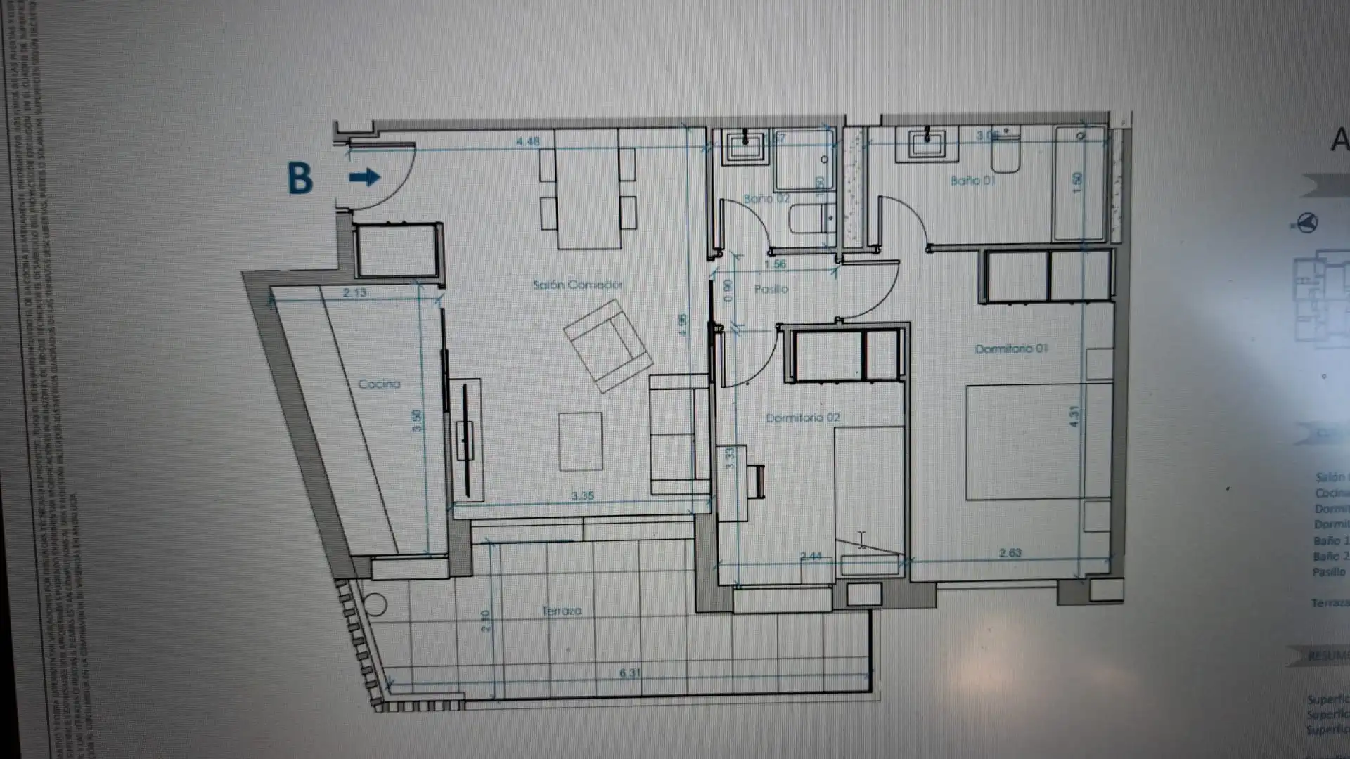 Mini appartamento di nuova costruzione con terrazza in vendita a Urbanización Santa Rosa 25, imagen 16