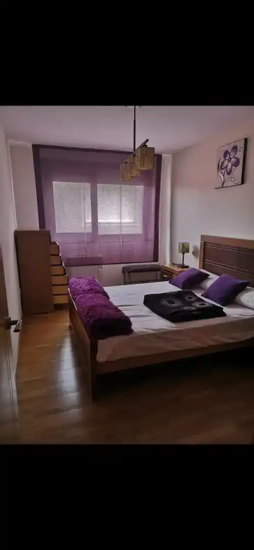 Bedroom of Flat for rent in Porto do Son  with Storage room, Furnished and Oven