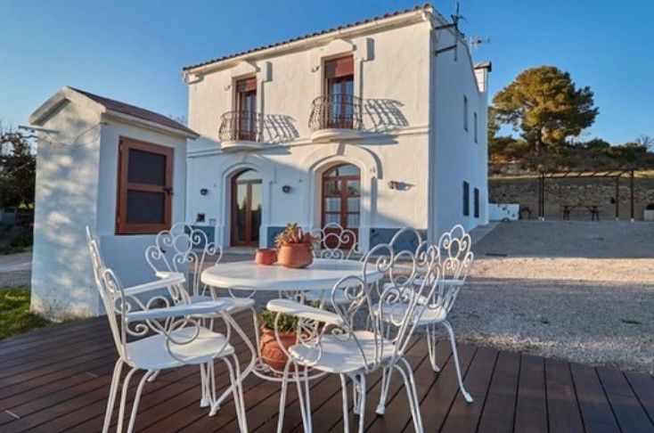 Terraza de Casa o chalet en venta en Font-rubí con Calefacción, Jardín privado y Piscina